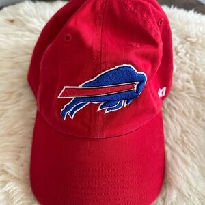 '47 Red Buffalo Bills Logo Cap
